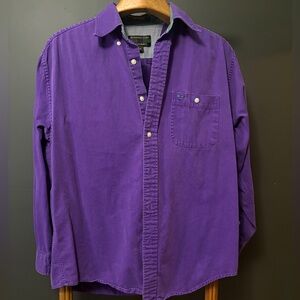 Vintage 90’s Alexander Julian Purple Button Down